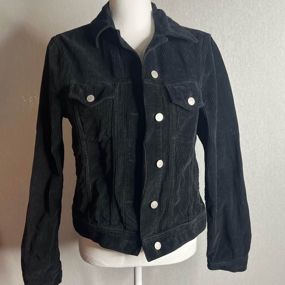 Black corduroy jacket. Great condition, medium